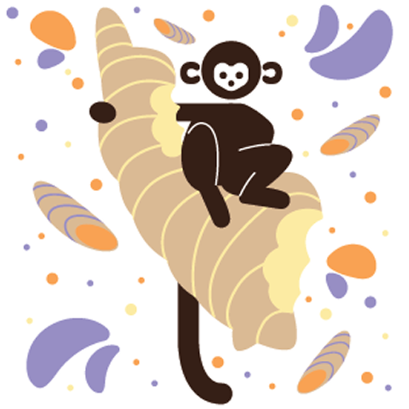 Coconut monkey jengibre y curcuma